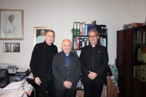 The secretary of the Pontifical Council after the meeting