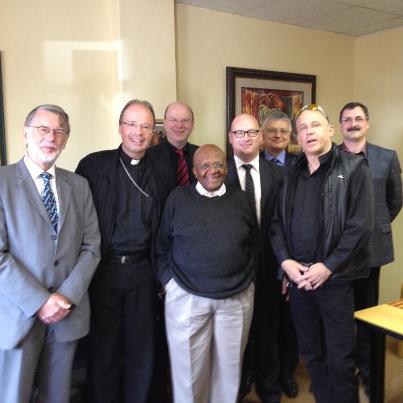 Meeting with Archbishop Desmond Tutu